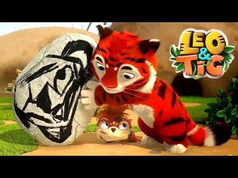 Leo and Tig 🦁 All episodes in a row 🐯 Funny Family Good Animated Cartoon for Kids