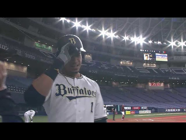 【6回裏】高めを完璧に仕留めた!! バファローズ・モヤのソロホームラン!! 2021/4/27 B-E