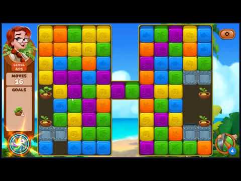 Lost Island Blast Adventure Level 491 - NO BOOSTERS 🏝️ | SKILLGAMING ✔️