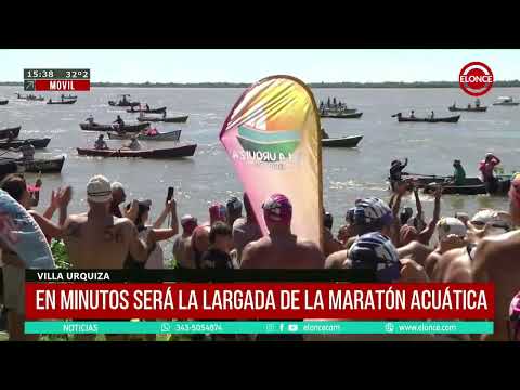 Así comenzó la 16º Maratón Acuática Villa Urquiza- Paraná