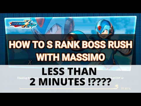 Megaman X DiVE Event: Boss Rush | How to S rank with Massimo