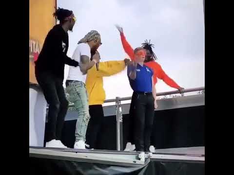 Future Vibing With The Security Guards at Wireless Festival