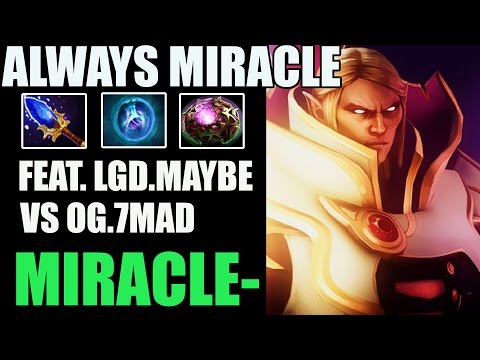ALWAYS MIRACLE - Miracle- 9k MMR Plays Invoker WITH 18 KILLS in Ranked feat. Maybe vs 7mad