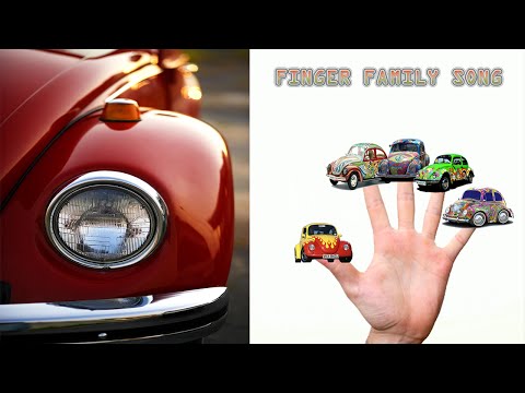 VW Beetle Art Finger Family Song |Nursery Rhyme