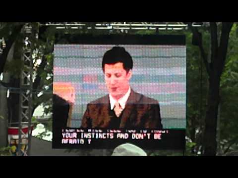 Andy samberg at harvard graduation