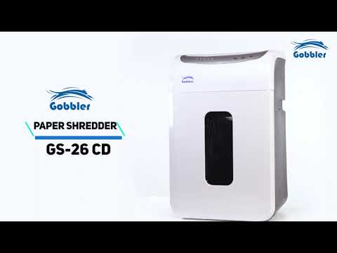 Gobbler Paper Shredding Machine GS 26 CD
