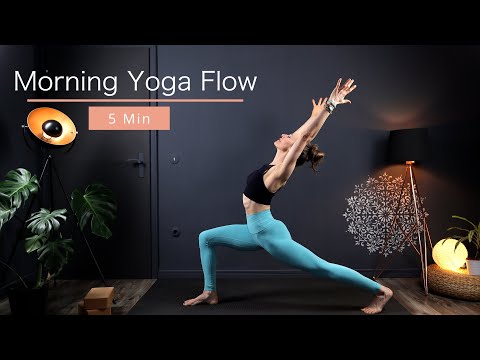 5 Min Yoga am Morgen - wach & gestärkt in den Tag
