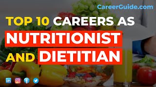 Top 10 Careers As Nutritionist And Dietitian (With Average Salary)