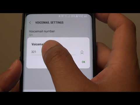 Samsung Galaxy S9 / S9 : How to Change Voice Mail...