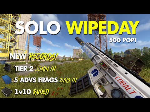 SOLO FORCE WIPE SPEEDRUN | 15,000 HOURS | OFFICAL VANILLA RUST