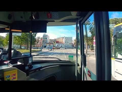 Viaje de Montigalà a Bufalà Badalona con un Volvo 7900 18m híbrid Autobús N°714