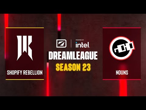 Dota2 - Shopify Rebellion vs nouns - Game 1 - DreamLeague Season 23 - CQ - NA
