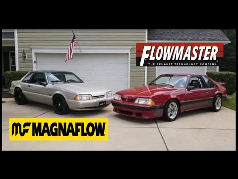 Fox Body Magnaflow exhaust vs Flowmaster exhaust.