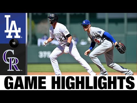 Dodgers vs. Rockies Game Highlights (4/8/22) | MLB Highlights