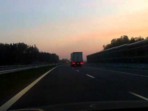 Przejazd autostradą A1 - Rowień - Świerklany