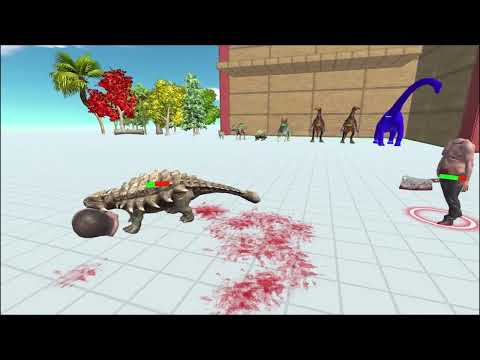 HERBIVORE DINOSAURS VS INFERNALS - Animal Revolt Battle Simulator