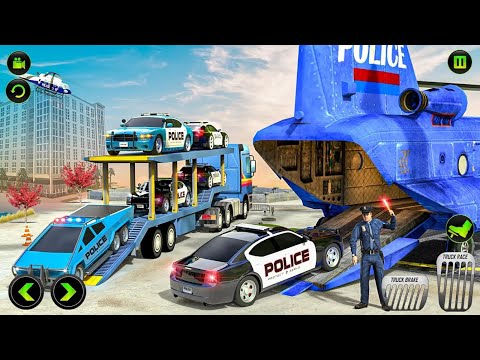 US Police CyberTruck Car Transporter: Cruise Ship (by Apocalyptic Games) - Android Game Gameplay