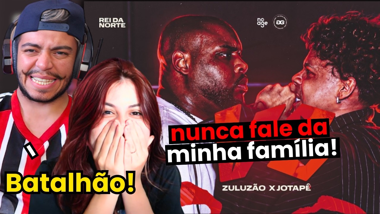 (CLIMA DE GUERRA 🔥) JOTAPE x ZULUZÃO | 1ª FASE | REI DA NORTE | REACT