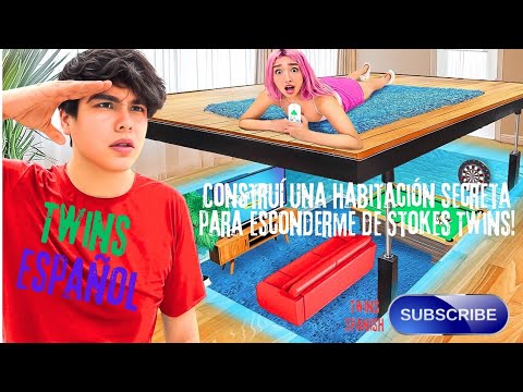 Construí una habitación secreta para esconderme de Stokes Twins!
