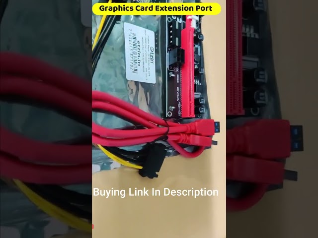 Vídeo relacionado con MZHOU PCIe Riser 1X a 16X Riser Card - Riser VER010-X con Cable de Extensión USB de 60cm - GPU Riser 3 Opciones de Energía GPU Crypto Currency Bitcoin Mining (6 Pack)