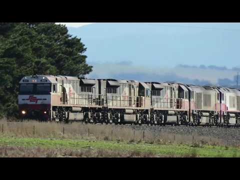 SCT003+SCT012+SCT011+CSR007+CSR010 lead SCT service #5PM9 through Tatyoon, Victoria.