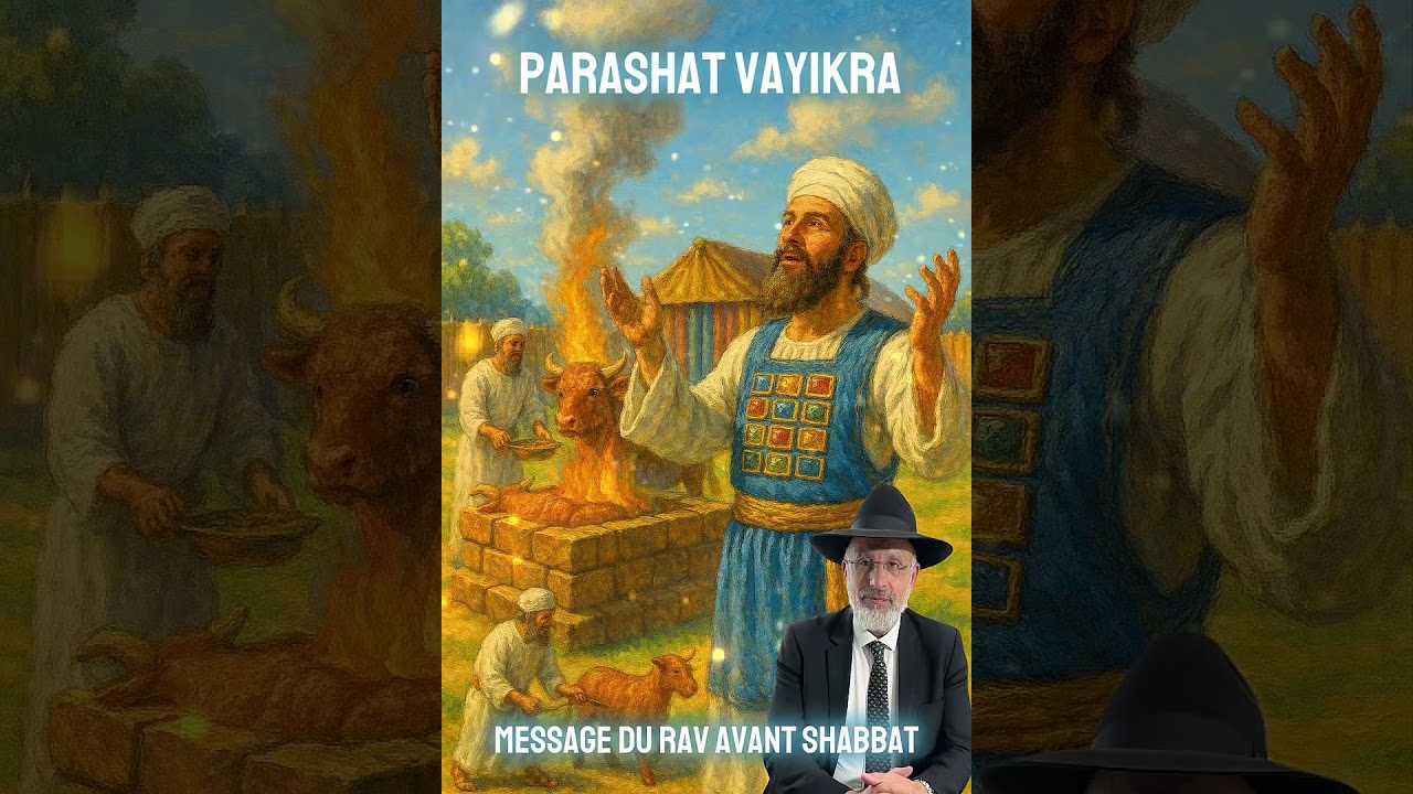 Parashat Vayikra 5785 - Message du Rav avant Shabbat