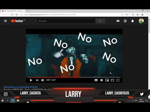 REACCIONANDO a Cypher MND #1   NahueMC Brillante Achu - larry cachota