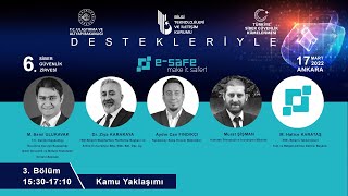 6’ıncı e-Safe Siber Güvenlik Zirvesi – Üçüncü Bölüm/Kamu Yaklaşımı