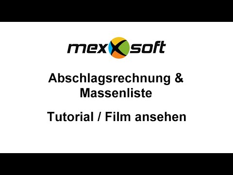 Abschlagsrechnung erstellen - REB-konforme Massenermittlung