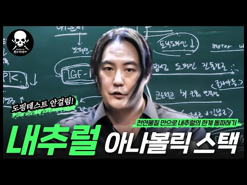 내추럴로 약쟁이들을 이기려면, 이렇게 셋팅 해야합니다. 내추럴 아나볼릭 합법 도핑 스택 최신 개정판 [남자훈련소]