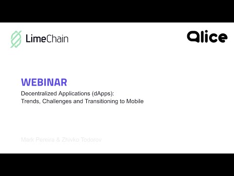 dApps: trends, challenges and transitioning to the mobile