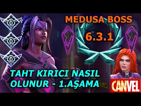 6.SAHNE 3.1 KOLAY YOL, MEDUSA BOSS | TAHT KIRICI OLMANIN 1.AŞAMASI SERİSİ - MCOC