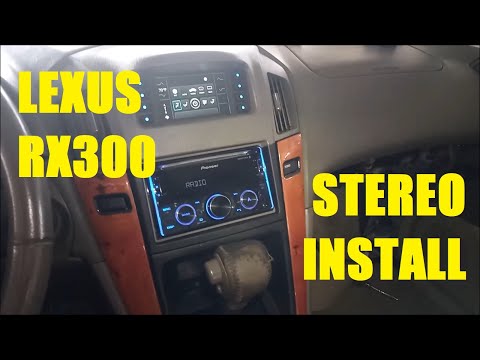 Lexus RX300 Stereo Install - Metra 99-8164 Climate Control Backup Camera Navigation Amplifier Bypass