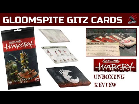 WARCRY GLOOMSPITE GITZ CARD PACK - Unboxing With Fighter Cards, Abilities, Leaders