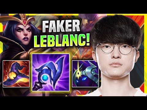 FAKER IS SO CLEAN WITH LEBLANC! - T1 Faker Plays Leblanc Mid vs Diana! | Season 11