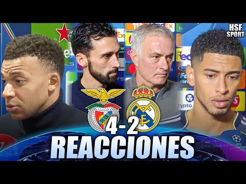 🔴 STATEMENTS from MBAPPE, BELLINGHAM, and ARBELOA after the BENFICA 4-2 REAL MADRID match | HSF S...
