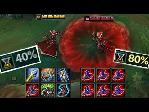 80% CD VLADIMIR vs 40% CD VLADIMIR - FULL BUILD FIGHTS / URF vs Normal Cooldown Reduction
