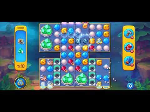 Fishdom level 10763 no boosters フィッシュダム ノーマル