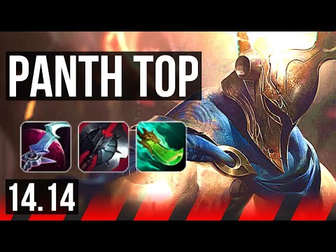PANTHEON vs OLAF (TOP) | 13/3/7, Godlike, 500+ games | EUW Master | 14.14