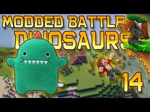 Minecraft: Modded Dinosaur Survival Let's Play w/Mitch! Ep. 14 - COME SUCK ON THISASAURUS!