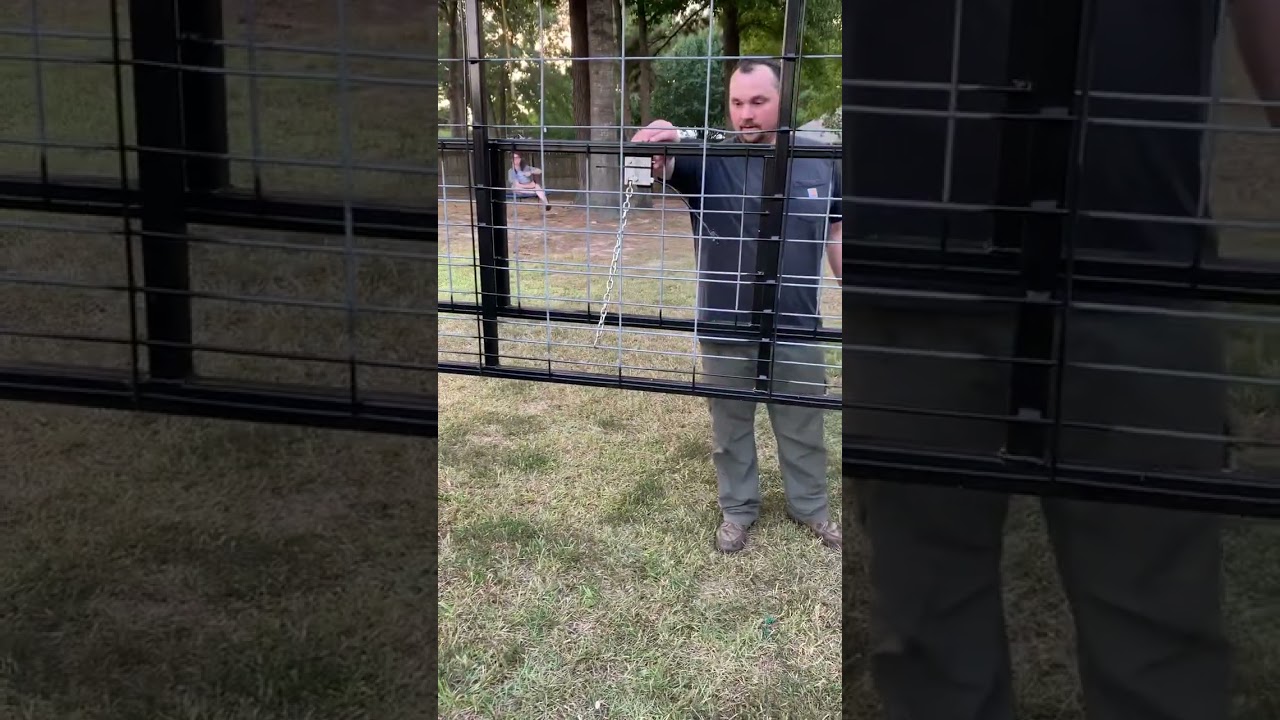 Cellular Hog Trap Gate Latch