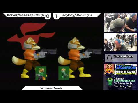 Mass Madness 31 SSBM - Kalvar/Sokokopuffs (Green) vs. Joyboy/JNaut (Red) - Melee Doubles WSF