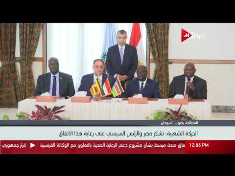 الحركة الشعبية لتحرير السودان: نشكر مصر والسيسي (فيديو) | المصري اليوم 