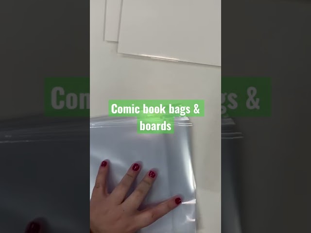 Vídeo relacionado con Acryls Uk Bolsas para cómics, 27 x 18 cm, tableros de respaldo de 27 x 17,3 cm para cómics (50 tableros)
