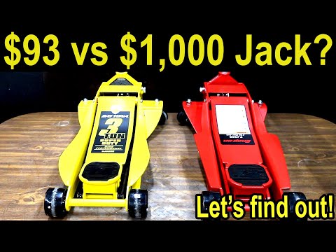 Best Floor Jack? $1000 Snap On vs Daytona, Pittsburgh, Arcan, Black Jack, ESCO, Husky, Maasdam