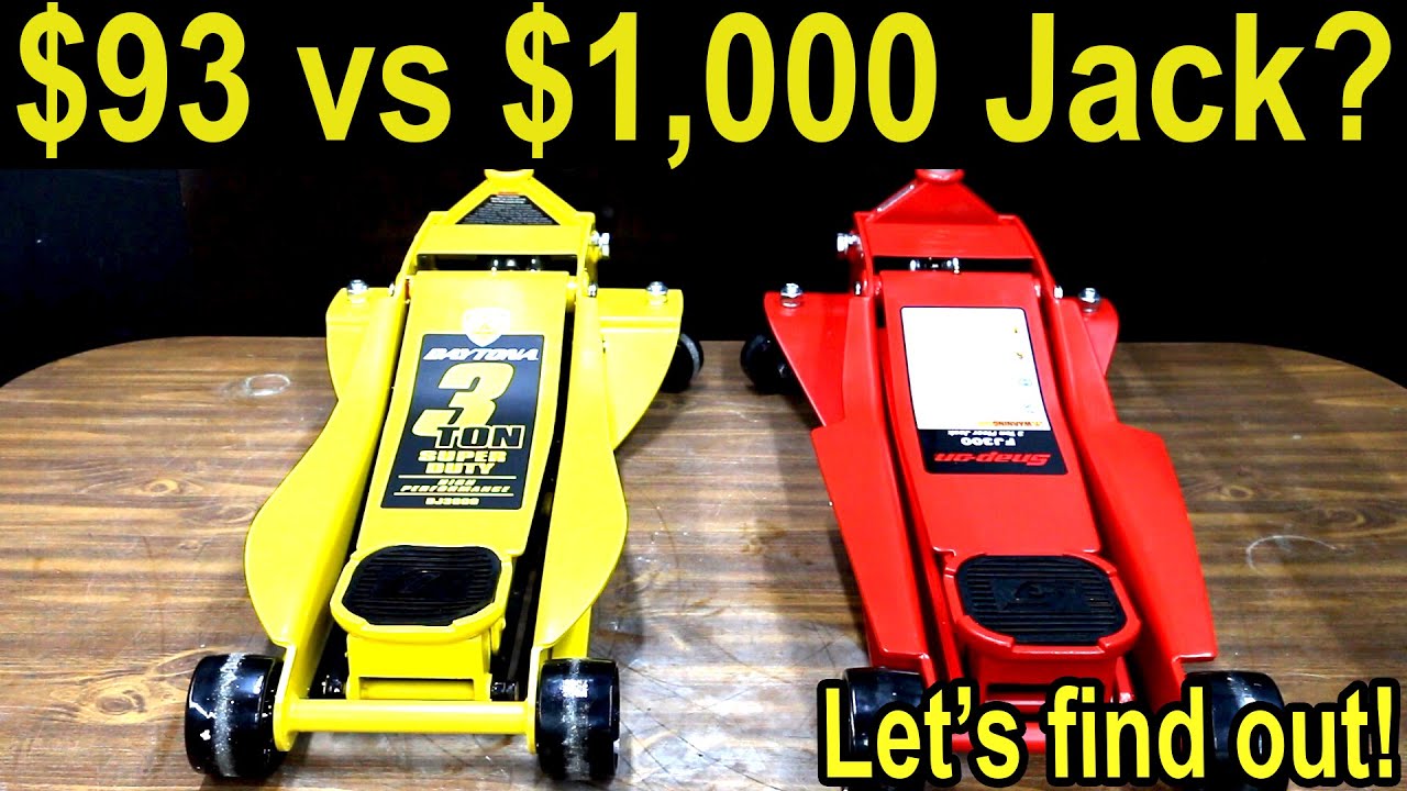 Best Floor Jack? $1000 Snap On vs Daytona, Pittsburgh, Arcan, Black Jack, ESCO, Husky, Maasdam
