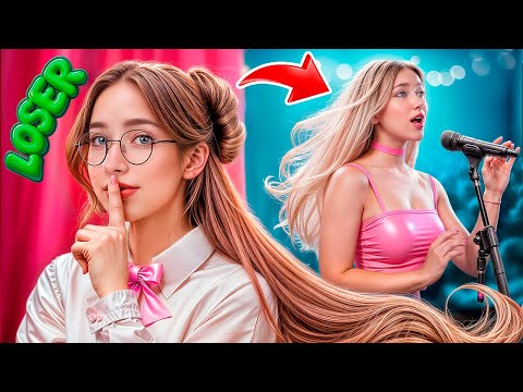 No One Knows I'm A Famous Pop Star! Girl WON'T SHOW FACE In SCHOOL