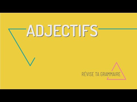 Révise ta grammaire : l'accord des adjectifs en français A1-A2
