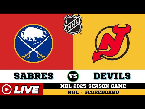LIVE : Buffalo Sabres Vs New Jersey Devils | NHL 2025 | NHL Live SCOREBOARD | 22/12/2025