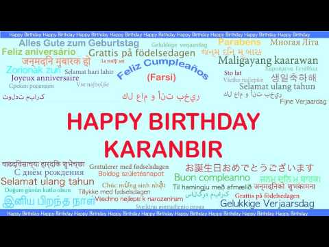 Karanbir   Languages Idiomas - Happy Birthday